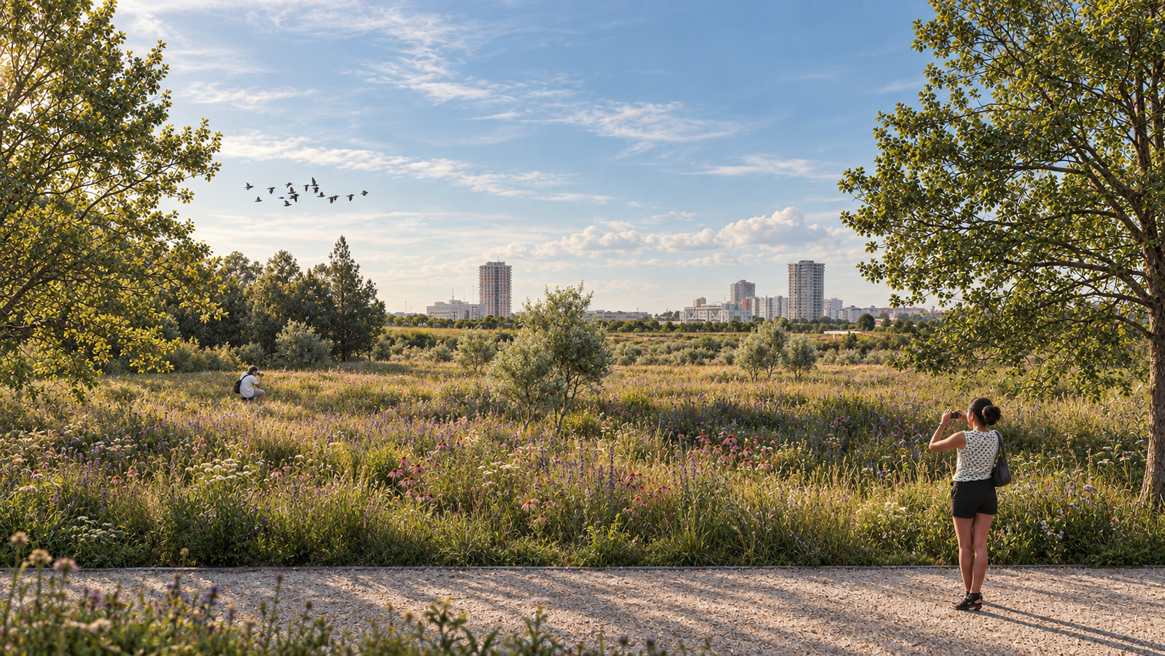 Prati fioriti e osservazione della fauna.